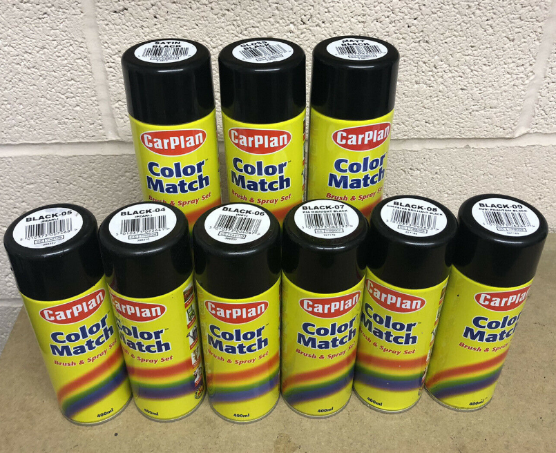 colour matched spray cans